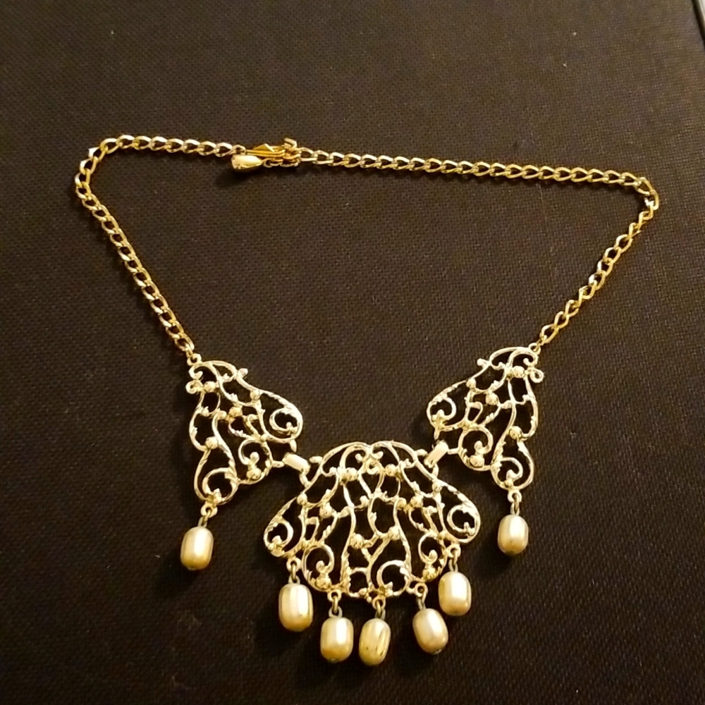 Vintage Sarah Cov Statement Necklace